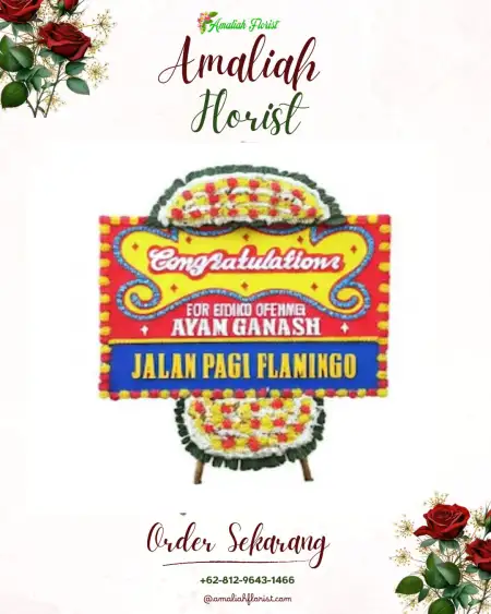 Sewa Papan Bunga Bantiran